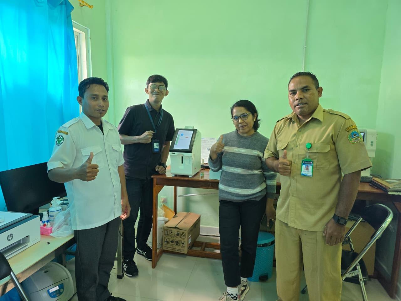 Instalasi dan Training Alat Blood Gas Elektrolit Analyzer merk Sensacore ST-200 di Rumah Sakit Pratama Watunggong - Foto 5